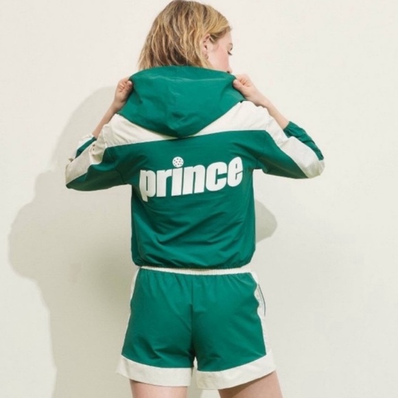 Prince Women’s Pickleball Hooded Zip-Up Crop Jacket Large - Picture 13 of 14